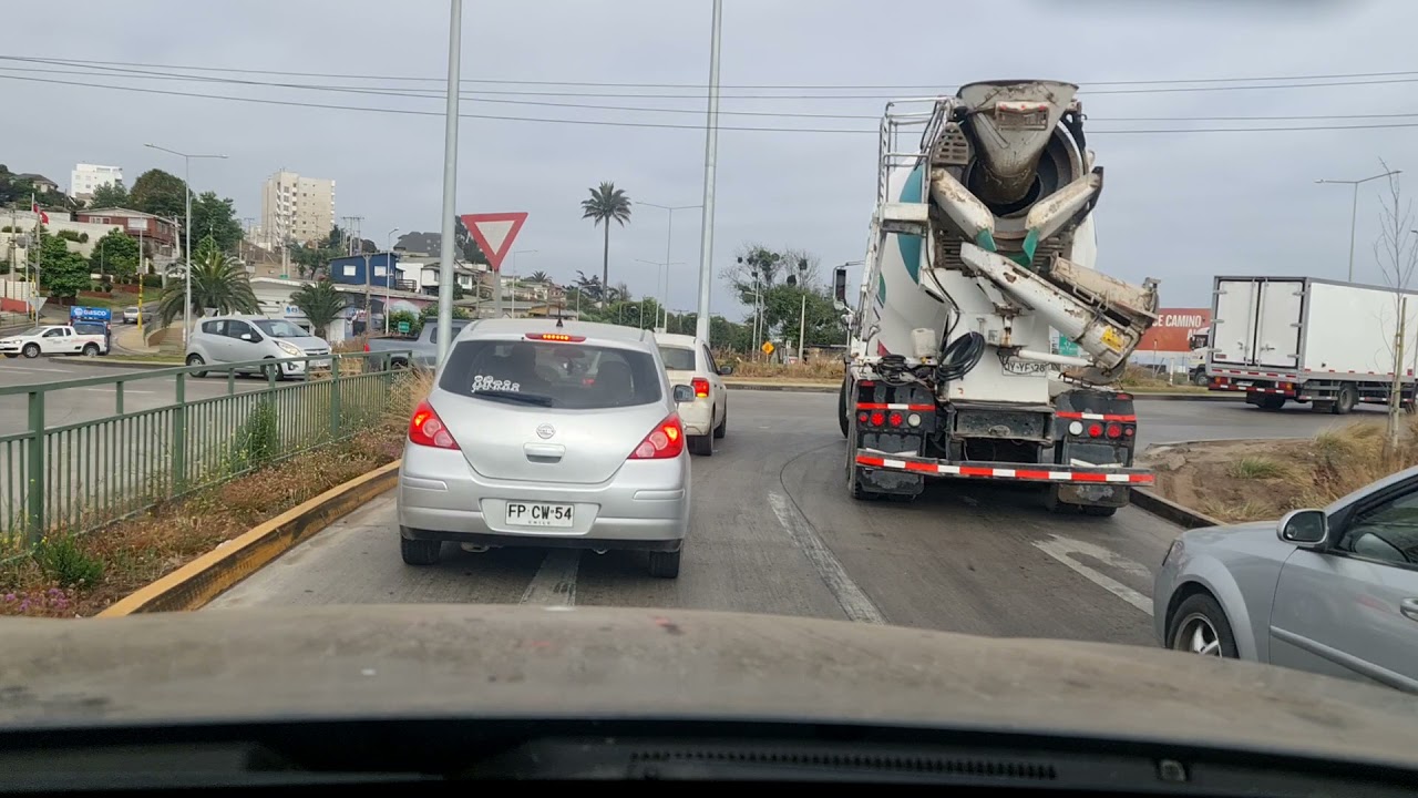 Trayecto desde #QuebradaAlvarado - #LoChaparro- #Tabolango - #Concon - #Viña - #Valparaiso