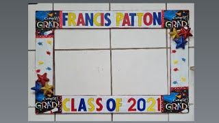 2021 Graduation photo booth frame