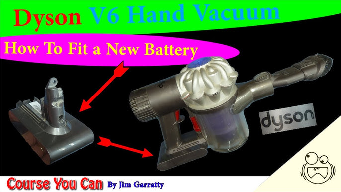 Dyson V6 battery replacement steps