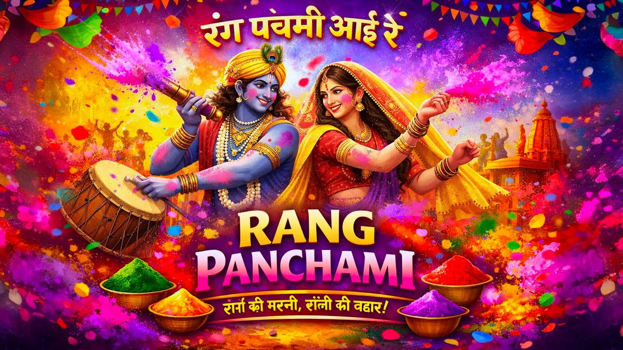 Rang Panchami Song 2026 | Radha Krishna Rang Panchami Bhajan | Holi Rang Panchami Special