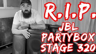 R.I.P. JBL PARTYBOX Stage 320 - BASS TEST Gone Wrong