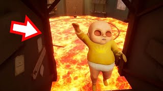 ЛАВА ЗАТОПИЛА ЛАБОРАТОРИЮ ?! ИГРА The Baby In Yellow