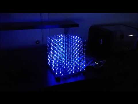 8x8x8 LED Cube - Audio Visualizer