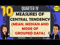 Mastering Mean, Median & Mode for Grouped Data | Grade 10 Math Q4 📊