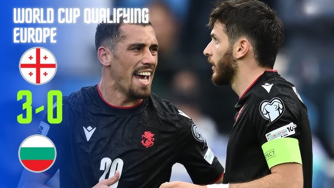 Georgia Menang Telak 3-0 atas Bulgaria dalam Kualifikasi Piala Dunia FIFA 2026