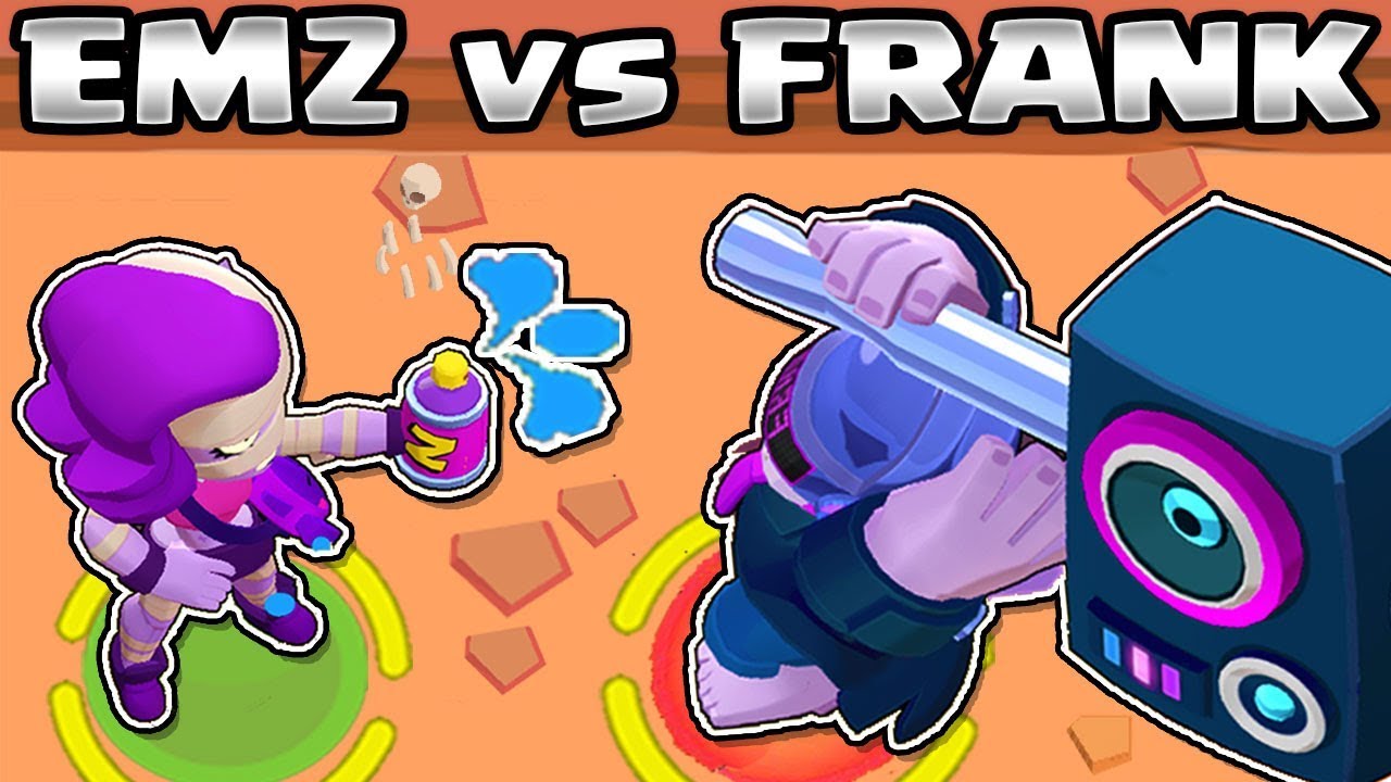 FRANK VS EMZ | 1 VS 1 | BRAWL STARS | NUEVO BRAWLER - YouTube