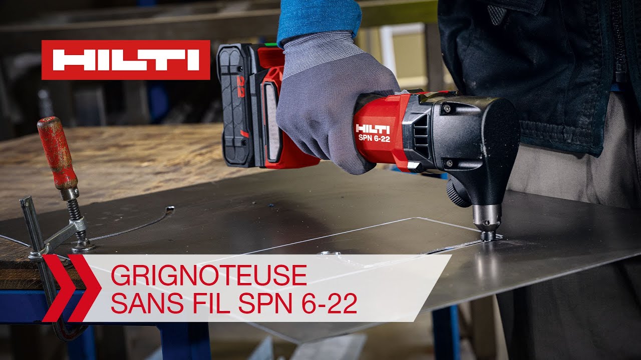 Grignoteuse Hilti SPN 6-A22 – Sans Fil, Li-Ion (Neuve, Sous Blister)