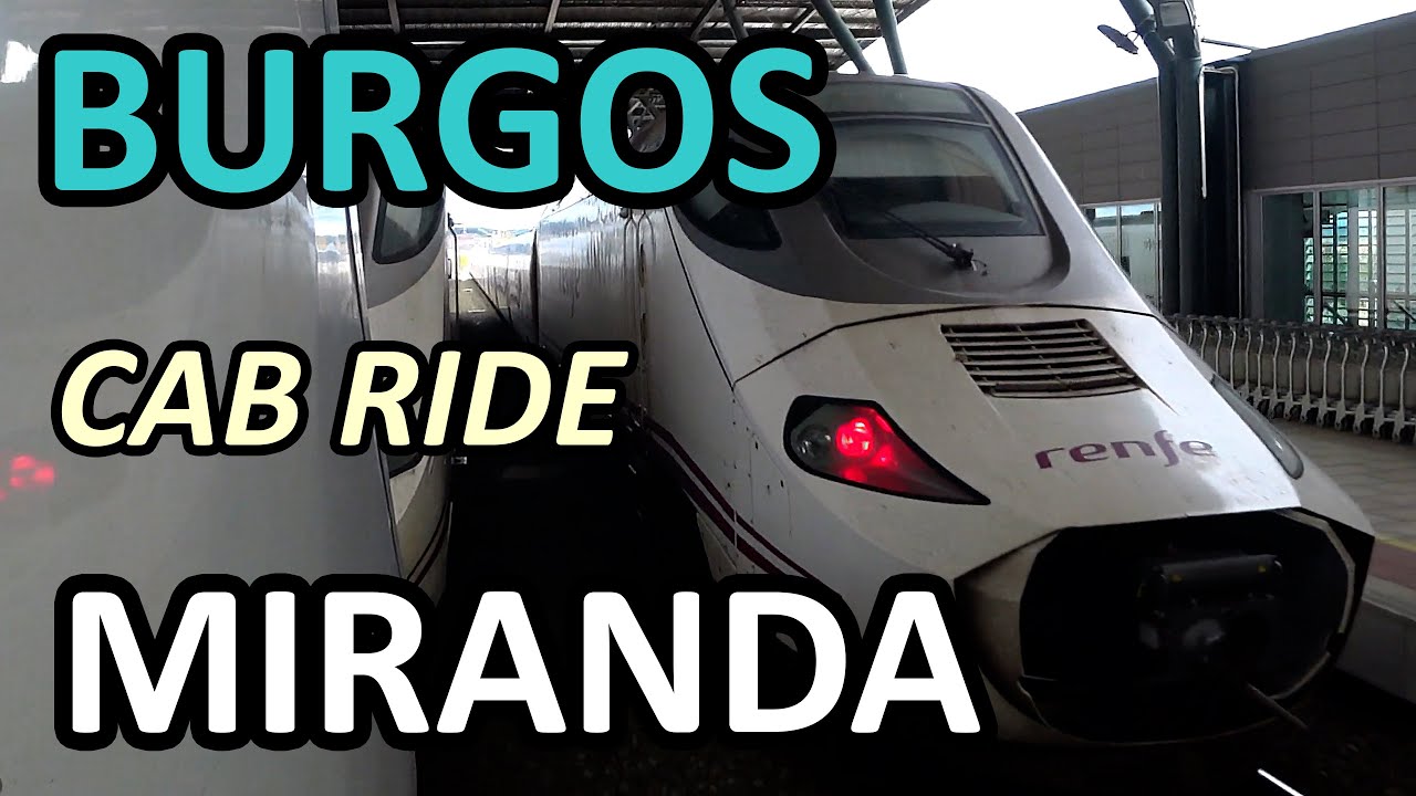 🚄 CAB VIEW: Burgos to Miranda de Ebro | Talgo 130 Alvia (English Subs)