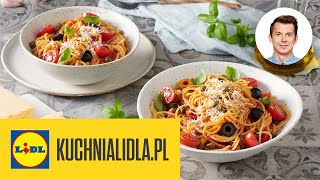 Włoski klasyk dla początkujących! Spaghetti puttanesca | Karol Okrasa & Kuchnia Lidla
