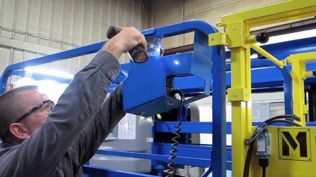 SHU Installation on a Genie GS-1930 Scissor Lift - YouTube