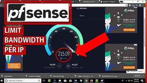 LIMIT BANDWIDTH per IP Network PFSENSE