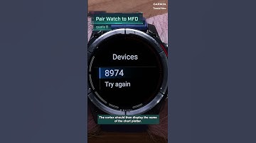 Tutorial - quatix 8: Pair Watch to MFD #garmin #smartwatch #quatix8 #quickguide #wearabletech