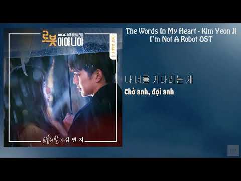 [VIETSUB/ HAN lyrics] 마음의 말 (Words Of Your Heart) - 김연지 (Kim Yeon Ji ) [I'm Not a Robot OST Part 3]