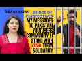My messages to Pakistani YouTubers community ! I Stand With Them in solidarity