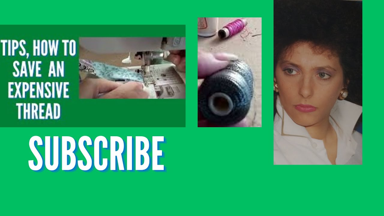 TIPS HOW TO SAVE EXPENSIVE THREAD - YouTube