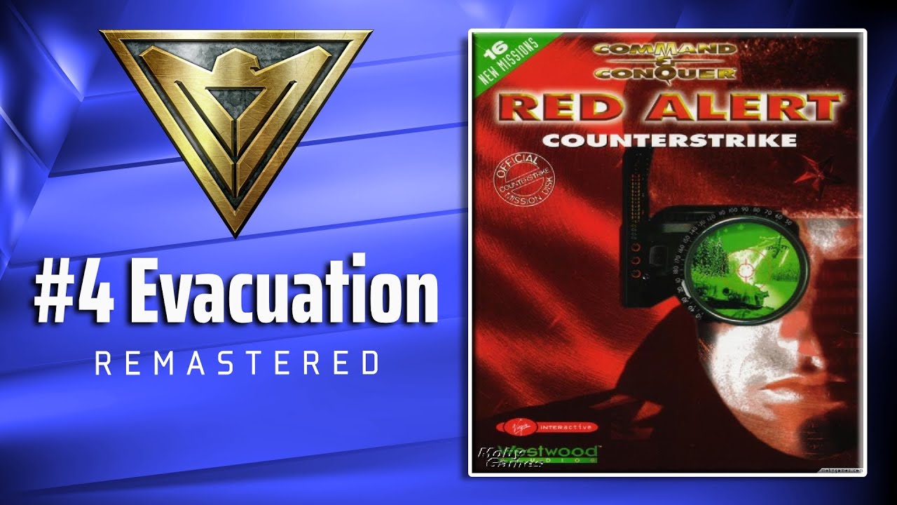 C&C Red Alert Counterstrike | Allied Mission 4 - Evacuation | (HARD)