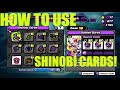 Ninjala - Shinobi Cards Tutorial