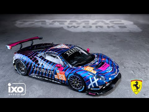 1:64 Ferrari 488 GTE 24H of Le Mans 2019 by Tarmac Works & IXO Models. Unboxing and review!