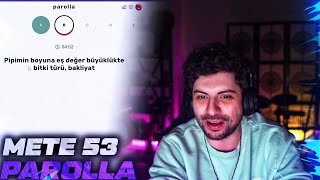 HYPE | METE 53 PAROLLA KELİME TESTİNİ ÇÖZÜYOR!