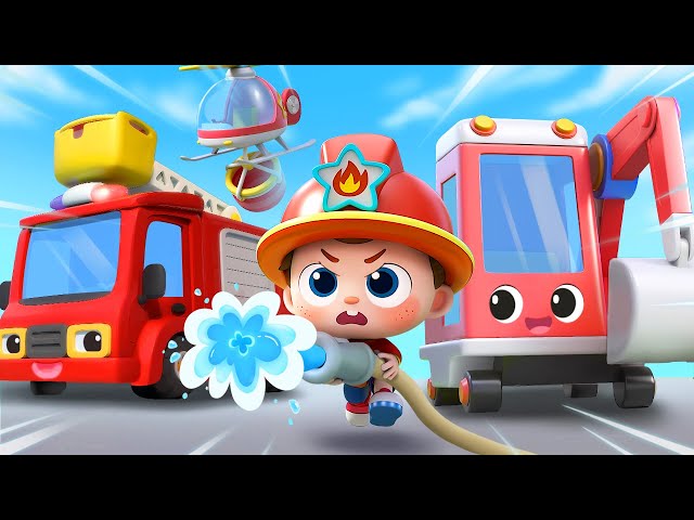 任務発生！消防車出動！ | 子供の歌メドレー | 赤ちゃんが喜ぶ歌 | 童謡 | アニメ | 動画 | ベビーバス| BabyBus