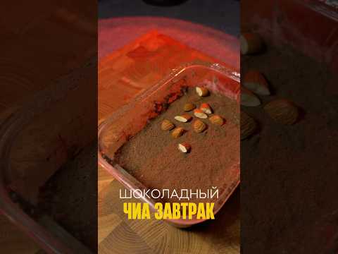 ШОКОЛАДНЫЙ ЧИА ЗАВТРАК за 5 минут! #еда #вкусно #похудение #ппрацион #безсахара #здоровоепитание