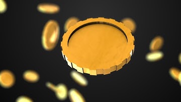3D Coins Falling Animation with After Effects / Element 3D Tutorials