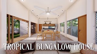 Tropical Bungalow House | 90 sqm | Minimalist Design | PRESKO