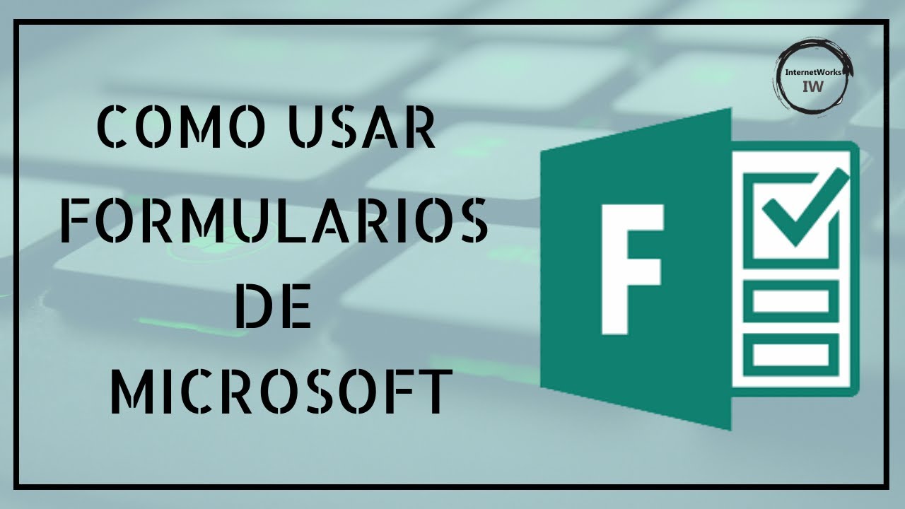 Aprende a usar Microsoft Forms para la educación YouTube