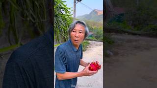 Survival skills: SIMPLE but VERY USEFUL with a dragon fruit #shorts #facts 😱