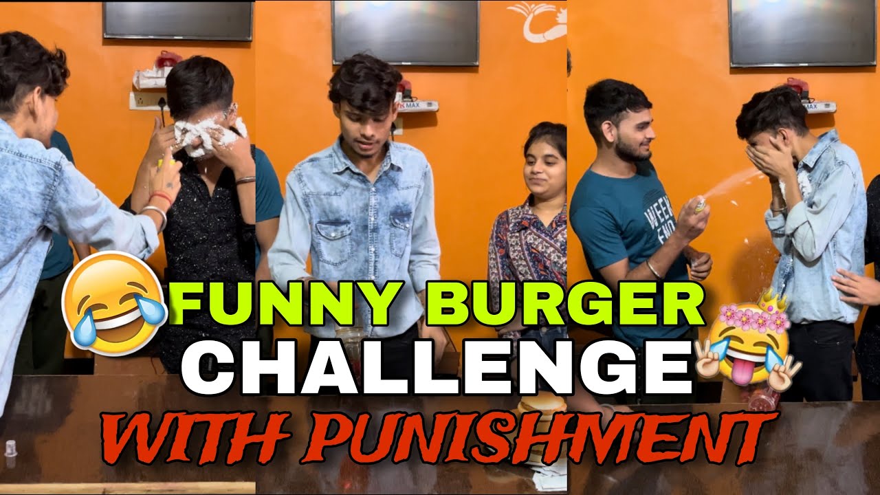FUNNY BURGER CHALLENGE || BOTTLE FLIP CHALLENGE || GONE WRONG 😂😂