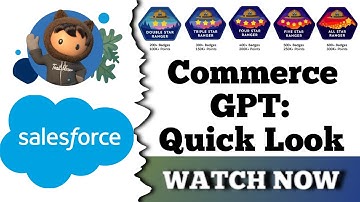 Commerce GPT: Quick Look | Salesforce Trailhead | Learn About Commerce GPT | Quiz Solution