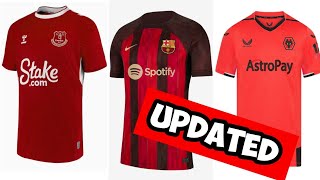 If Football kits Were Red 2023 Edition