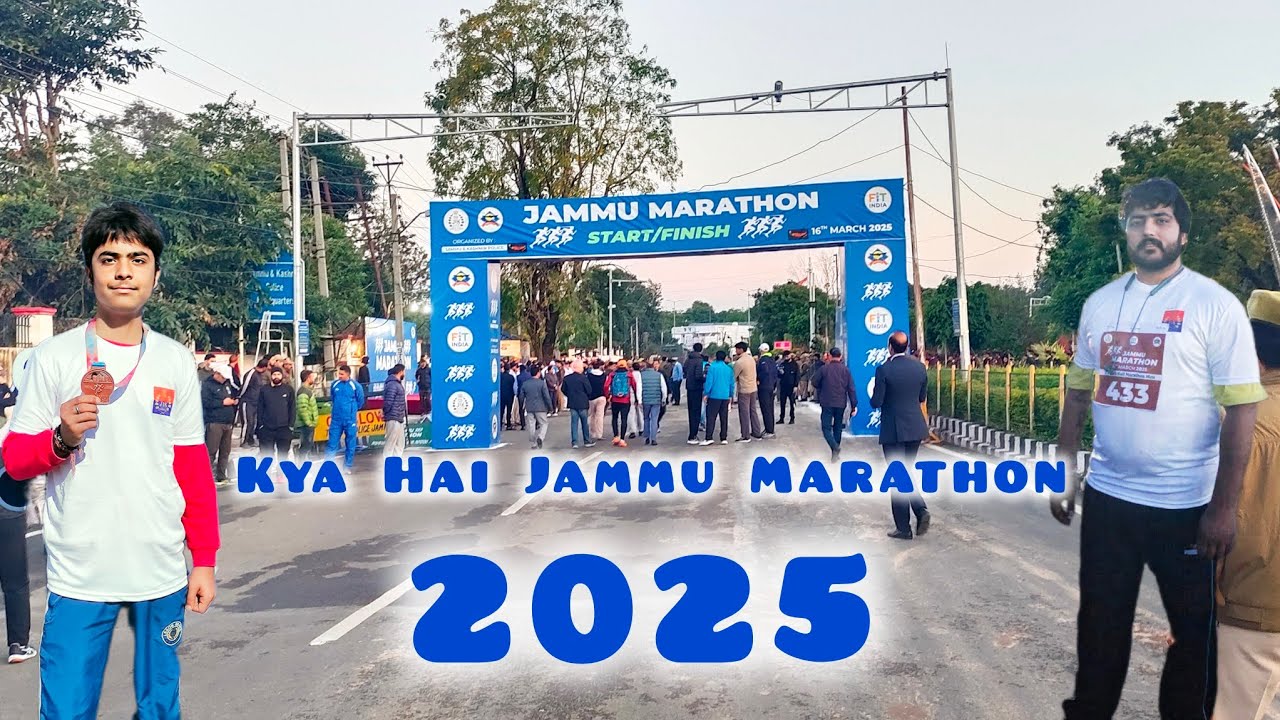 #jkp #fitindia Jammu Marathon 2025। Run For Fun। मैंने जम्मू मेराथन के लिए मीडिया में क्या कहा?।