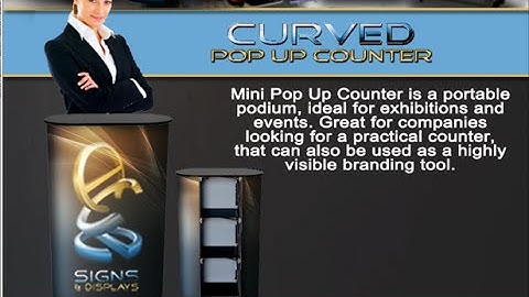MINI POP UP COUNTER