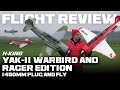 H-King (PNF) Yak-11 Warbird and Racer Edition 1450mm (57&quot;) - Flight Review