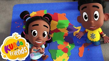 Africa Song | Kids Cartoons | Nursery Rhymes | Songs For Kids | Afrobeats Kids | Kunda & Friends