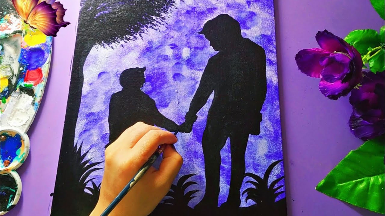 Step By Step Father S Day Painting For Kids And Beginners Gift Ideas Easy Father S Day Drawing Youtube Step By Step Father S Day Painting For Kids And Beginners Gift Ideas Easy Father S Day Drawing Youtube