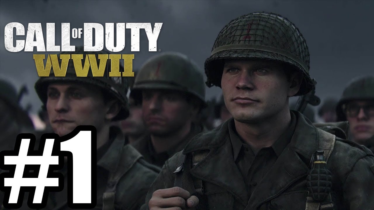 Call Of Duty: WORLD WAR II Walkthrough PART 1 (PS4 Pro) No Commentary @  1080p (60ᶠᵖˢ) HD ✓ 