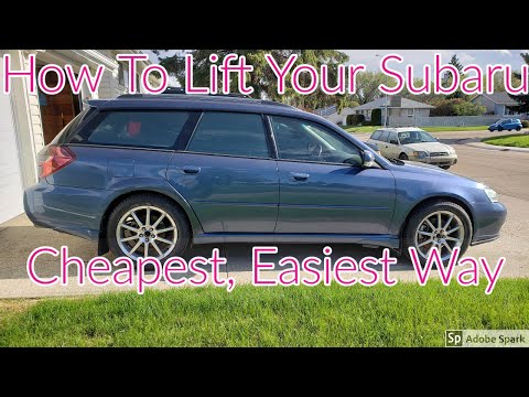How to install Lift Spacers on 05-09 Subaru Legacy / Outback