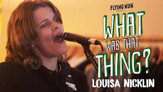 Lousia Nicklin performs To Be Fine live at Flying Nun