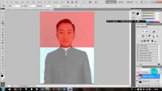 Tutorial Membuat foto profil dengan gabungan gambar bendera menggunakan aplikasi photoshop screenshot 3