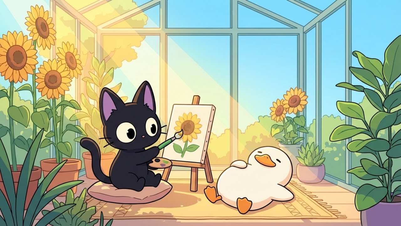 Growth takes time. Be patient with yourself. 🌻 Sunny Day Chill Lo-fi Jazz for Study, Focus