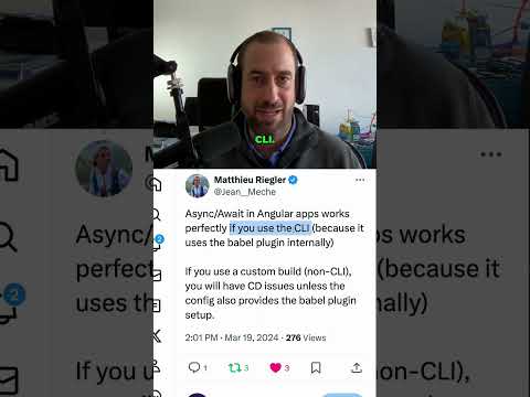 💥 Angular support for the async/await syntax - it's confirmed. 👍