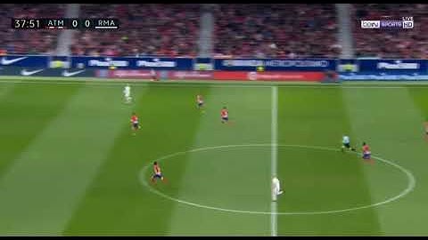 Atletico Madrid Back Four. Defending the counter attack. Clip 3.
