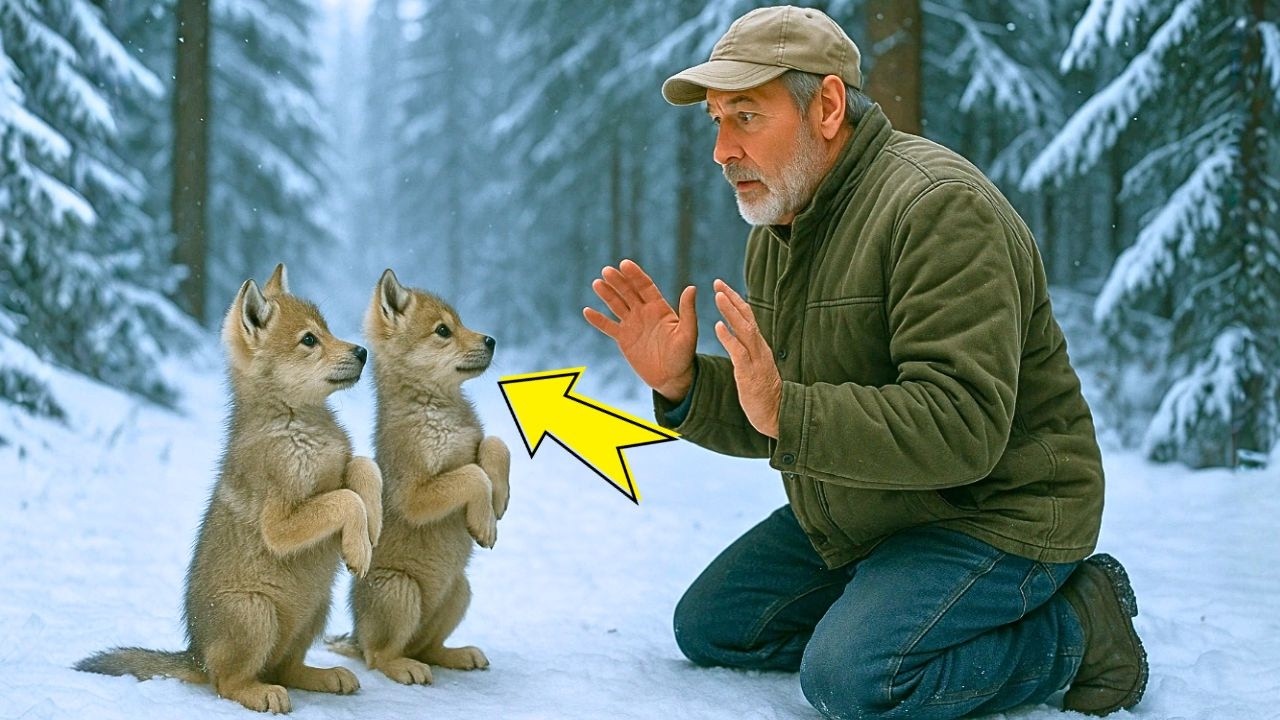 ДВА ВОЛЧОНКА СЛЕЗНО ПРОСИЛИ ПОМОЩИ У ОХОТНИКА… И ТО, ЧТО ОН ОБНАРУЖИЛ, РАЗБИЛО ВСЕМ СЕРДЦА!