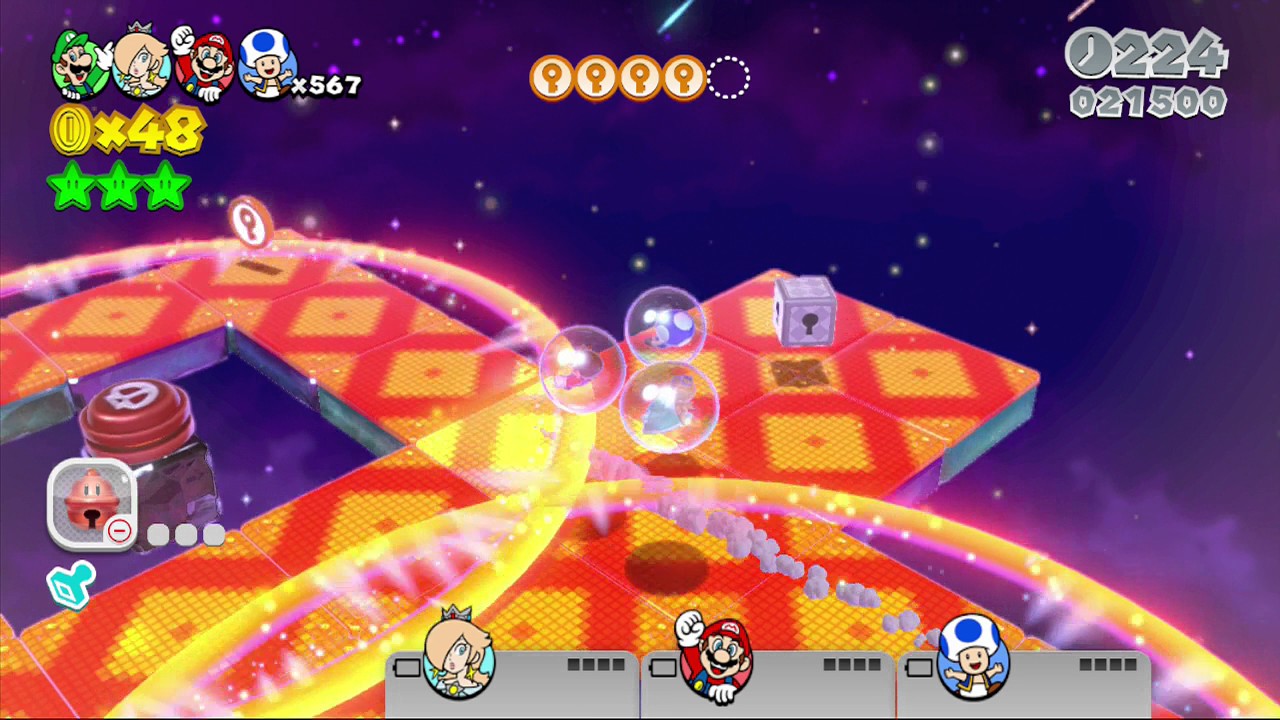 Let's Complete Super Mario 3D World 100%! Part 21 - YouTube