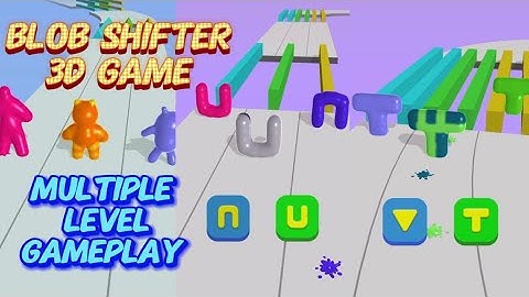 Blob Shifter 3D Change your shape & Win a race All Levels Gameplay