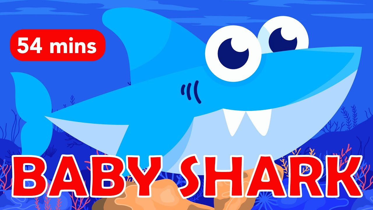 Baby Shark Dinosaur, Animal, Toy - All Sharks!, +Compilation, Doo Doo  1hour, Baby Shark Of