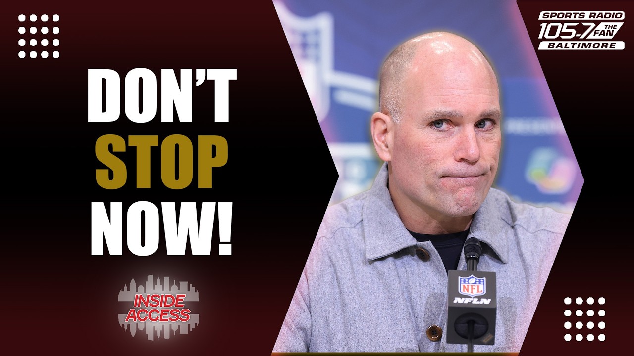 Note to Ravens, Eric DeCosta, Stay Aggressive!! | Inside Access