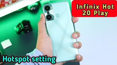 How To Change Hotspot Setting In Infinix Hot 20 Play, How To Enable Hotspot In Infinix Hot 20 Play